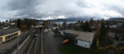 Archived image Webcam View from the railway station at Attersee 09:00