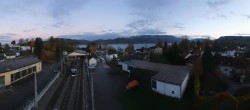 Archiv Foto Webcam Blick vom Bahnhof am Attersee 15:00