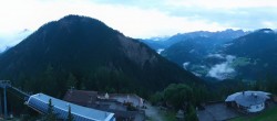 Archiv Foto Webcam Blick am Kronplatz auf die Bergstation Piz de Plaies 19:00