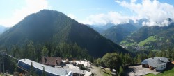 Archiv Foto Webcam Blick am Kronplatz auf die Bergstation Piz de Plaies 10:00