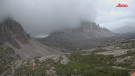 Archived image Webcam Dolomites: Mountain Hut Antonio Locatelli 06:00