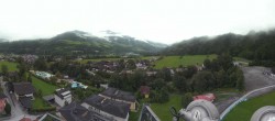 Archiv Foto Webcam Bischofshofen: Blick auf Skisprungschanze und Ort 07:00