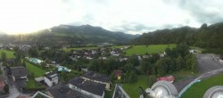 Archiv Foto Webcam Bischofshofen: Blick auf Skisprungschanze und Ort 01:00