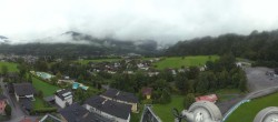 Archiv Foto Webcam Bischofshofen: Blick auf Skisprungschanze und Ort 09:00