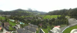Archiv Foto Webcam Bischofshofen: Blick auf Skisprungschanze und Ort 11:00
