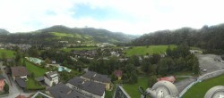 Archiv Foto Webcam Bischofshofen: Blick auf Skisprungschanze und Ort 13:00