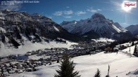 Archived image Webcam Lech: Guesthouse Bergland 13:00