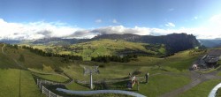Archiv Foto Webcam Seiser Alm: Blick von der Puflatsch Bergstation 17:00