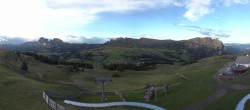 Archived image Webcam Panorama of the Alpe di Siusi from the Puflatsch mountain station 05:00