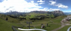 Archived image Webcam Panorama of the Alpe di Siusi from the Puflatsch mountain station 09:00
