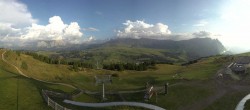 Archived image Webcam Panorama of the Alpe di Siusi from the Puflatsch mountain station 17:00
