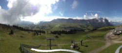 Archived image Webcam Panorama of the Alpe di Siusi from the Puflatsch mountain station 10:00