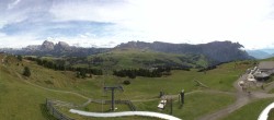 Archiv Foto Webcam Seiser Alm: Blick von der Puflatsch Bergstation 13:00