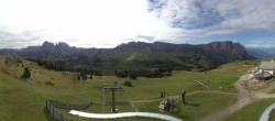 Archiv Foto Webcam Seiser Alm: Blick von der Puflatsch Bergstation 09:00