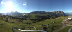 Archived image Webcam Panorama of the Alpe di Siusi from the Puflatsch mountain station 07:00