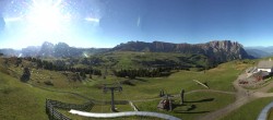 Archived image Webcam Panorama of the Alpe di Siusi from the Puflatsch mountain station 08:00