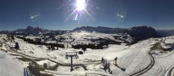 Archived image Webcam Panorama of the Alpe di Siusi from the Puflatsch mountain station 09:00