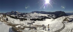 Archived image Webcam Panorama of the Alpe di Siusi from the Puflatsch mountain station 11:00
