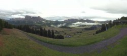 Archiv Foto Webcam Seiser Alm: Panoramablick Mezdi Bergstation 06:00