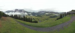 Archiv Foto Webcam Seiser Alm: Panoramablick Mezdi Bergstation 07:00