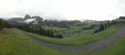 Archiv Foto Webcam Seiser Alm: Panoramablick Mezdi Bergstation 13:00