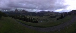 Archiv Foto Webcam Seiser Alm: Panoramablick Mezdi Bergstation 19:00