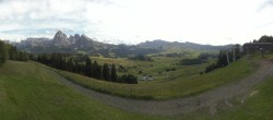 Archiv Foto Webcam Seiser Alm: Panoramablick Mezdi Bergstation 13:00