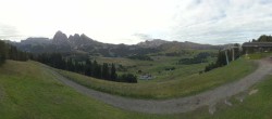 Archiv Foto Webcam Seiser Alm: Panoramablick Mezdi Bergstation 08:00
