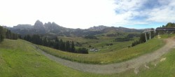 Archiv Foto Webcam Seiser Alm: Panoramablick Mezdi Bergstation 09:00