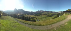 Archived image Webcam View over Alpe di Siusi - Mezdi mountain station 08:00