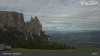 Archiv Foto Webcam Seiser Alm: Bergstation Spitzbühl 08:00