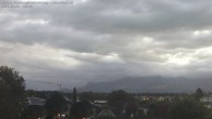 Archived image Webcam Panoramic view of the Hohe Kugel and the Rhine Valley from Feldkirch 05:00