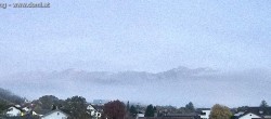 Archived image Webcam Panoramic view of the Hoher Kasten over Gisingen 06:00