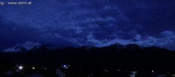 Archived image Webcam Panoramic view of the Hoher Kasten over Gisingen 06:00