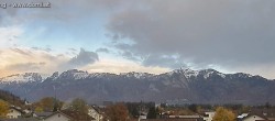 Archived image Webcam Panoramic view of the Hoher Kasten over Gisingen 07:00