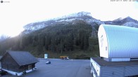 Archiv Foto Webcam Glacier 3000: Talstation Col du Pillon 07:00