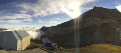 Archiv Foto Webcam Glacier 3000: Bergstation Cabane 08:00