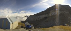 Archiv Foto Webcam Glacier 3000: Bergstation Cabane 10:00