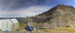 Archiv Foto Webcam Glacier 3000: Bergstation Cabane 13:00