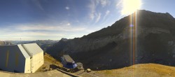 Archiv Foto Webcam Glacier 3000: Bergstation Cabane 09:00