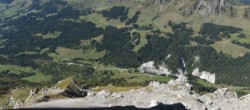 Archiv Foto Webcam Glacier 3000: Schwarze Piste Black Wall 13:00