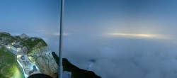 Archived image Webcam Pilatus: Railway top station 22:00