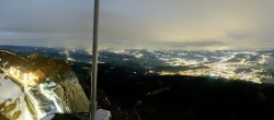Archiv Foto Webcam Pilatus bei Luzern - Bergstation 19:00