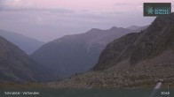 Archived image Webcam Schnalstal Glacier: Lazaun Top Station 23:00
