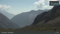 Archived image Webcam Schnalstal Glacier: Lazaun Top Station 05:00