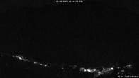 Archived image Webcam Lötschental: View from Wiler to Bietschhorn 23:00