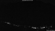 Archiv Foto Webcam Lötschental: Blick von Wiler aufs Bietschhorn 23:00