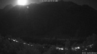Archiv Foto Webcam Lötschental: Blick von Wiler aufs Bietschhorn 23:00