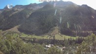 Archiv Foto Webcam Lötschental: Blick von Wiler aufs Bietschhorn 11:00