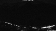 Archiv Foto Webcam Lötschental: Blick von Wiler aufs Bietschhorn 01:00